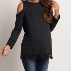 Pinkblush cold shoulder maternity size small